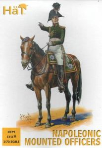 Hat 1/72 Mounted Command Napoleonic x 12 mounted figures # 8279