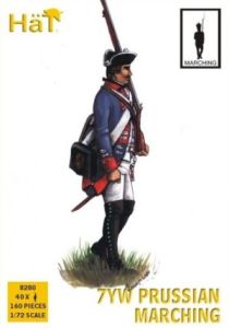 HAT Industrie 1/72 7 Years War: Prussian Marching # 8280 - Plastic Model Figures