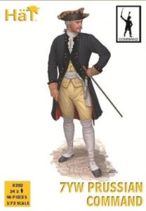 HAT Industrie 7 Years War: Prussian Command # 8282 - Plastic Model Figures