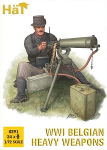 HAT 1/72 WWI Belgian Heavy Weapons # 8291 