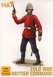 HAT Industrie 1/72 Zulu War British Command x 48 figures # 8299 - Plastic Model Figures