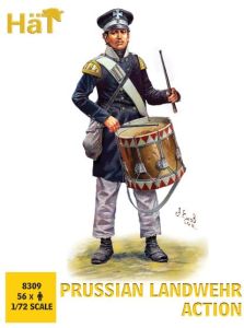 HAT 1/72 Prussian Landwehr Action # 8310