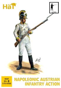 HAT Industrie 1/72 Napoleonic Austrian Infantry Action # 8327