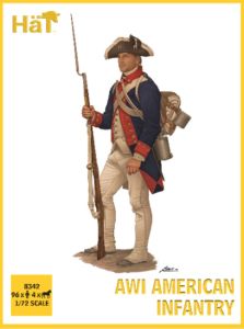 HAT Industrie 1/72 American War of Independence American Infantry Set 1 # 8342