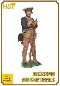 HAT Industrie 1/72 Hessian Musketeers American War Of Independence # 8349