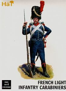 HAT Industrie 1/32 French Light Infantry Carabiniers x 18 figures per box # 9303 - Plastic Model Figures