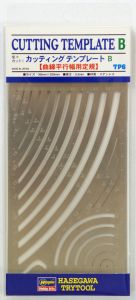 Hasegawa 1/72 Cutting Template B (Curved Parallel Width Ruler) # 06