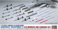 Hasegawa 1/72 Aircraft Weapons V. U.S.Missiles and launcher set # 7209