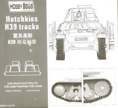 Hobby Boss 1/35 French Hotchkiss H-39 Injection Moulded Tracks # 81003