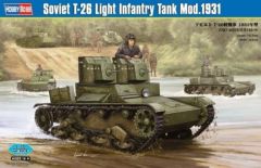 Hobby Boss 1/35 Soviet T-26 Light Infantry Tank Mod 1931 # 82494 - Plastic Model Kit