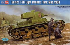 Hobby Boss 1/35 Russian T-26 Light Infantry Tank # 82495 - Plastic Model Kit