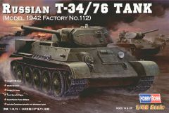 Hobby Boss 1/48 Soviet T-34/76 Model 1942 Factory No 112 # 84806