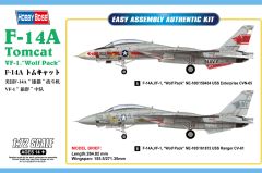 Hobbyboss 1/72 F-14a Tomcat VF-1 "Wolf Pack" # 80279