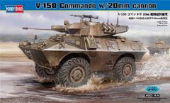 Hobby Boss 1/35 V-150 Commando APC / 20mm Cannon # 82420 - Plastic Model Kit