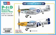 Hobby Boss 1/48 North-American P-51D Mustang Yellow Nose # 85808