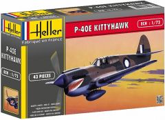 Heller 1/72 P-40E Kittyhawk # 80266 - Plastic Model Kit