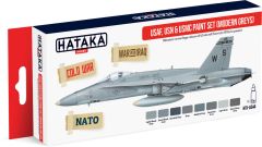 Hataka USAF, USN & USMC paint set (modern greys) # AS44