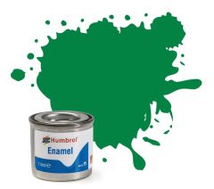 Humbrol 14ml Gloss Emerald Enamel Paint # 2