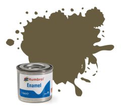 Humbrol 14ml Matt Light Olive Enamel Paint # 86