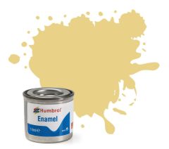 Humbrol 14ml Matt Cream Enamel Paint # 103