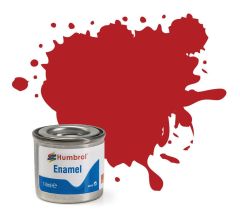Humbrol 14ml Insignia Red Enamel Paint # 153