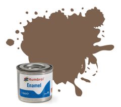 Humbrol 14ml Matt Dark Earth Enamel Paint # 29