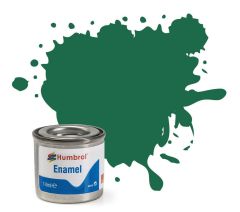 Humbrol 14ml Matt Dark Green Enamel Paint # 30