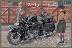 IBG Models 1/35 BMW R12 with sidecar # 35001 - Plastic Model Kit
