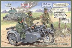 IBG Models 1/35 BMW R12 with sidecar # 35002 - Plastic Model Kit