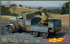 IBG Models 1/35 Einheitsdiesel with 3.7cm Breda # 35005 - Plastic Model Kit