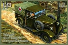 IBG Models 1/72 Polski Fiat 508/III Ambulance # 72010 - Plastic Model Kit