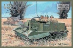 IBG Models 1/72 Universal Carrier with Boys # 72026 - Plastic Model Kit
