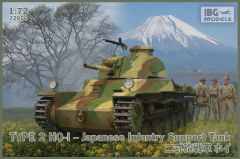 IBG Models 1/72 Type 2 Ho-I Japanese Infantry Support Tank # 72056