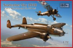 IBG Models 1/72 September Sky 1939 - 2 in 1 - PZL P.11a and PZL 37B # 72528