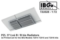 IBG Models 1/72 Radiators for PZL-37 # 028