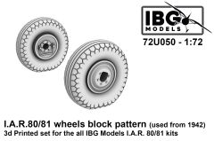 IBG Models 1/72 I.A.R. IAR.80/81C Wheels Block Pattern 1942 # 050