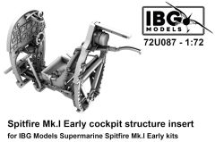 IBG Models 1/72 Supermarine Spitfire Mk.I Early cockpit structure insert # 087