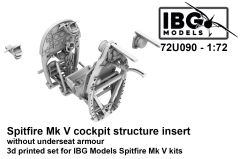 IBG Models 1/72 Supermarine Spitfire Mk.V Cockpit Structure Insert # 090