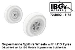 IBG Models 1/72 Supermarine Spitfire Wheels with IJ13 Tyres # 092