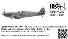 IBG Models 1/72 Supermarine Spitfire Mk.Vb 1941-43 - Early Windscreen # 80001