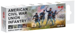 ICM Union Infantry American Civil War Acrylic Paint Set # 3013