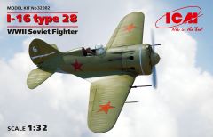 ICM 1/32 Polikarpov I-16 type 28 WWII Soviet Fighter # 32002