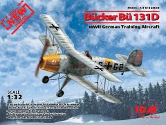 ICM 1/32 Bucker Bu-131D WWII German Training Aircraft (100% new molds) # 32030