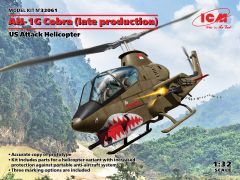 ICM 1/32 Bell AH-1G Cobra (late production) US Attack Helicopter # 32061