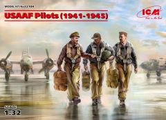 ICM 1/32 USAAF Pilots 1941-1945 (3 walking figures) (100% new molds) # 32104