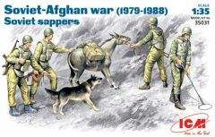 ICM 1/35 Soviet Sappers (Afghan War 1979-1988) # 35031 - Plastic Model Kit