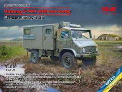 ICM 1/35 Unimog S 404 with box body German military truck  # 35136