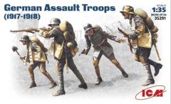 ICM 1/35 WWI German Assault Infantry 1917-1918 # 35291 - Plastic Model Kit