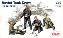 ICM 1/35 Soviet tank crew 1943-1945 # 35351 - Plastic Model Kit