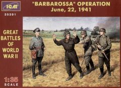 ICM 1/35 Barbarossa 22nd June 1941. 3 German # 35391 - Plastic Model Kit